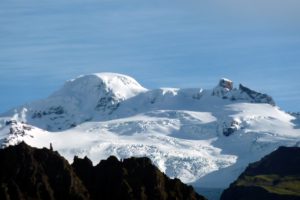 Öræfajökull volcano in vatnajökull glacier Iceland